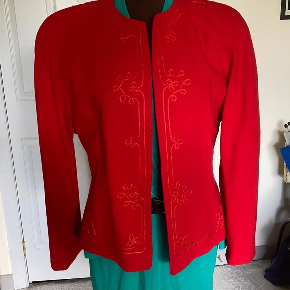 This weekend only. Vintage Valerie Stevens 100% wool jacket